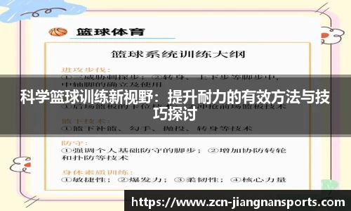 科学篮球训练新视野:提升耐力的有效方法与技巧探讨 科学篮球训练新视野:提升耐力的有效方法与技巧探讨
